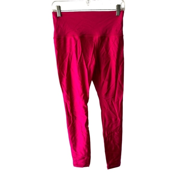 Athleta Elation Shine Tight Hot Pink size Medium PETITE - Picture 2 of 8